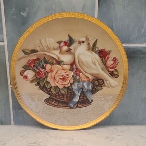 Gloria Vanderbilt Romance in Bloom Collectors Plate